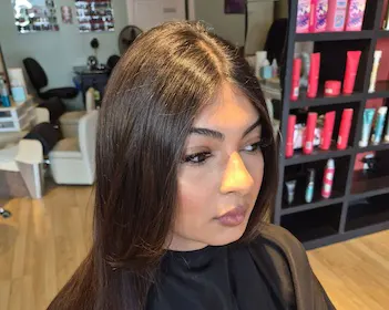 Hair cut and color 8